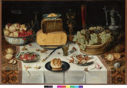 Nicolaes Gillis: Zátiší na stole