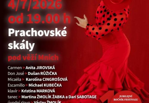 Hudba z ráje 2026 - Carmen v Prachovských skalách
