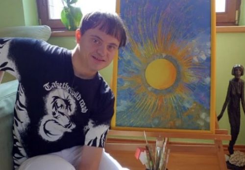 Jiří Šedý, malíř, spisovatel, lektor s Downovým syndromem