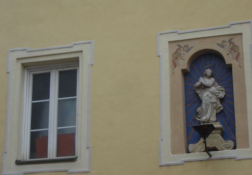 Brixen - okno posledního bytu Havlíčka