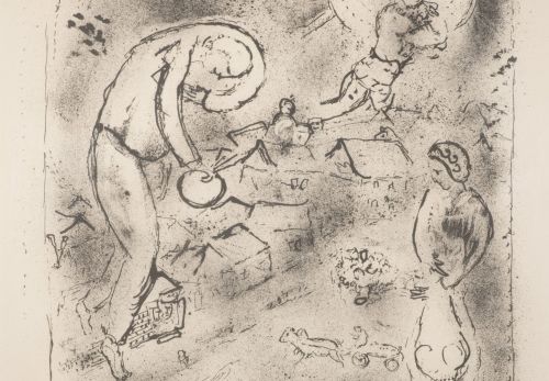 Marc Chagall (1887 - 1985), Střechy / Les Toits